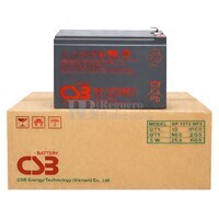 Pack 10 bater�as GP1272 WF2 | 12 Voltios 7,2 Amperios AGM